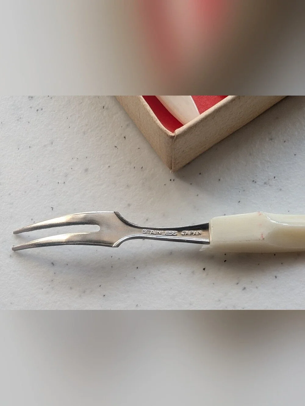 2 Vintage Sets Stainless Steel Cocktail Little Forks MCM Multicolor Charcuterie